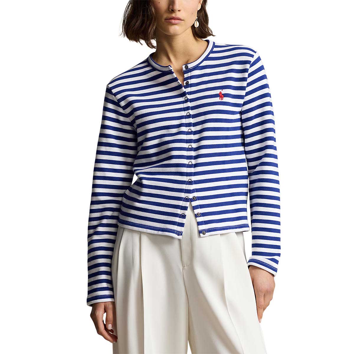 Polo Ralph Lauren Striped French Terry Cardigan